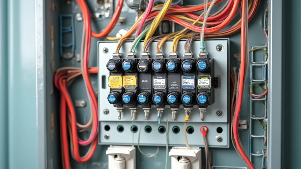 Domowa sieć elektryczna schemat