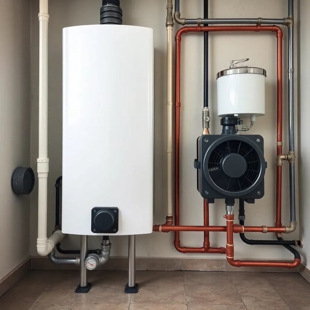 Instalacja co grawitacyjna z pompą