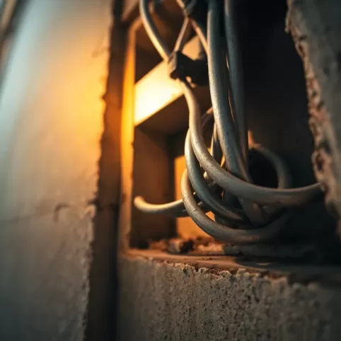 Instalacja aluminiowa w bloku