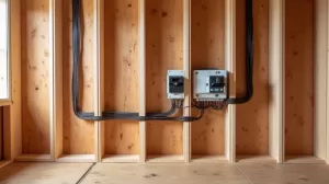 Instalacja elektryczna w domu drewnianym schemat