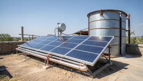 instalacja offgrid do grzania wody