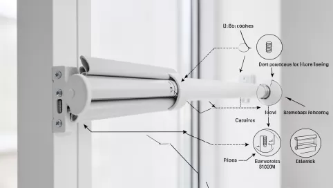 Schemat instalacji do rolet