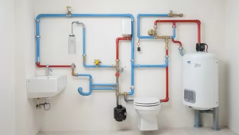 schemat instalacji wodnej w domu
