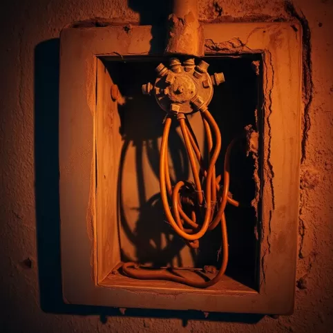 Stara instalacja elektryczna w bloku