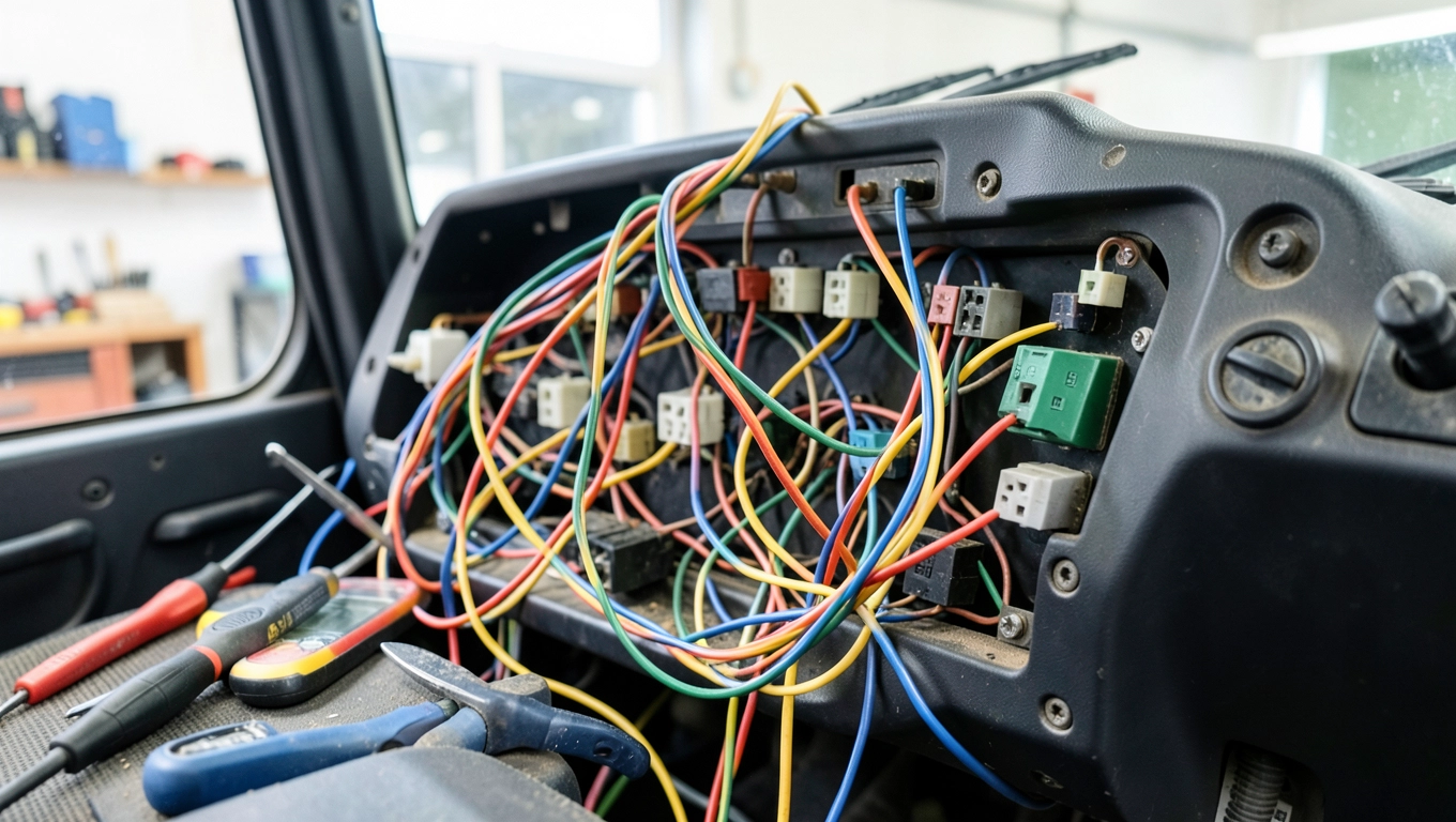 Naprawa instalacji elektrycznej w ciągniku