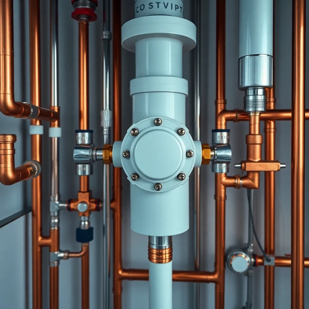 schemat instalacji co z rozdzielaczem