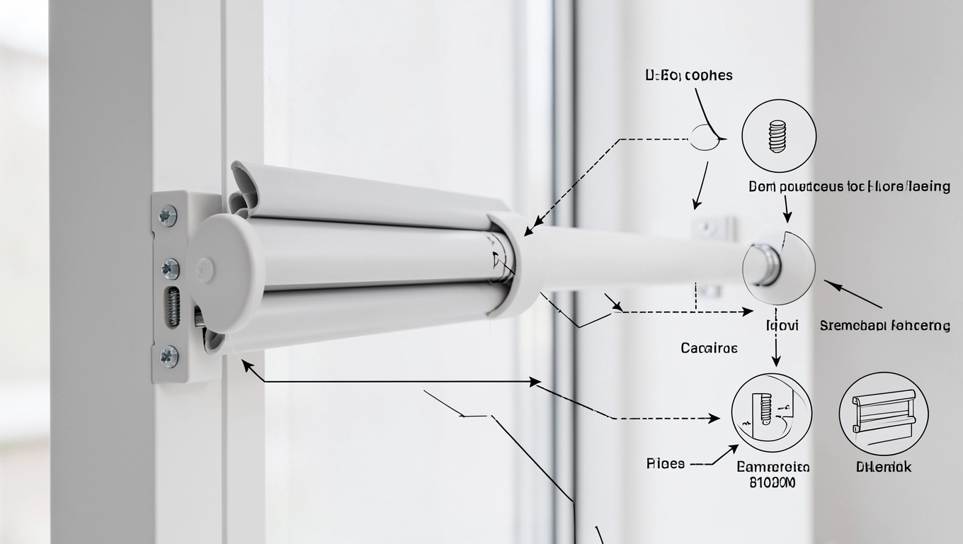Schemat instalacji do rolet